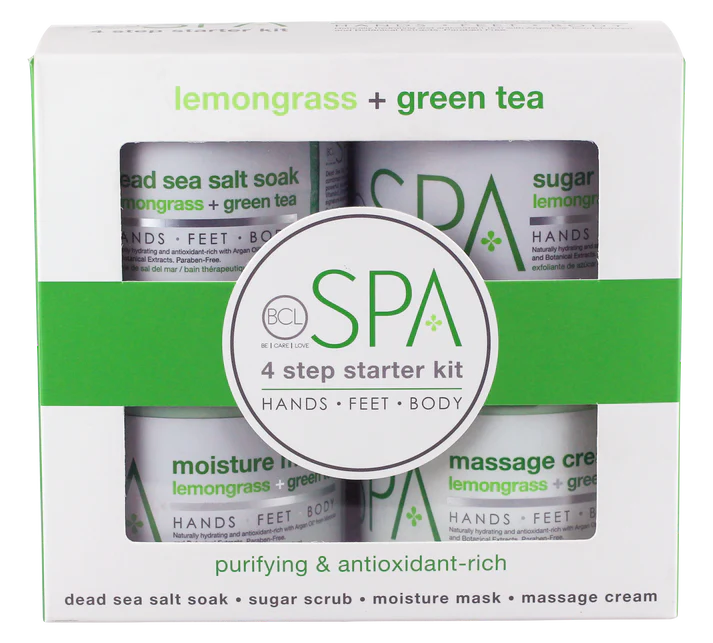 Lemongrass + Green Tea 16oz Starter Kit - 4pc